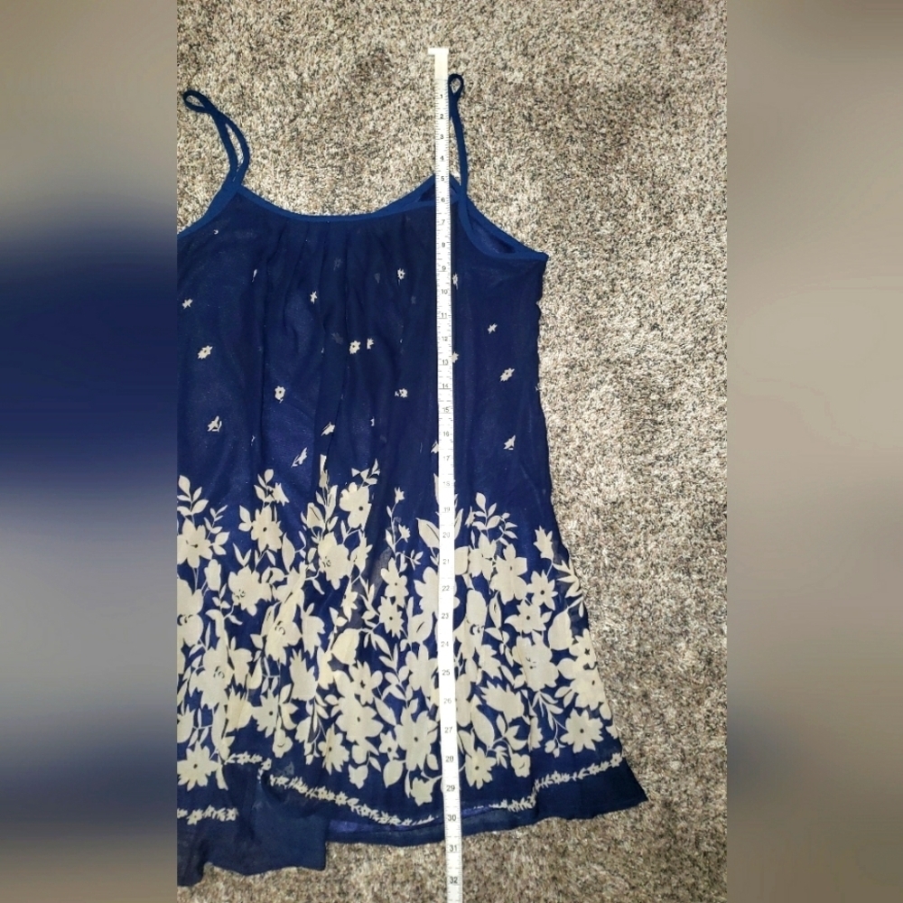 NWT Laksmi Navy Dress with Floral Accents - Picture 4 of 5